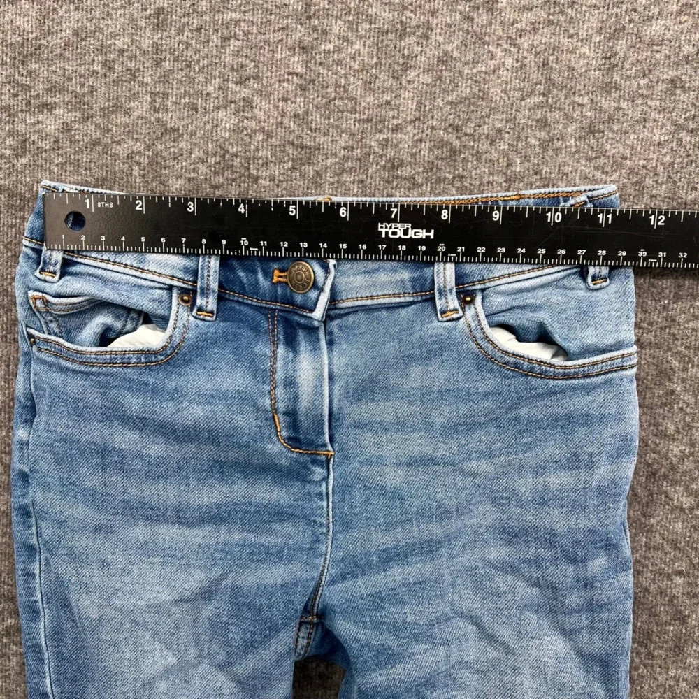 Crewcuts Kids Skinny Jeans Light Wash Blue Stretch Denim Size 10